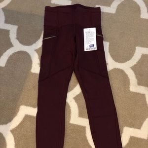 Toasty Tech Tights by Lululemon size 4
